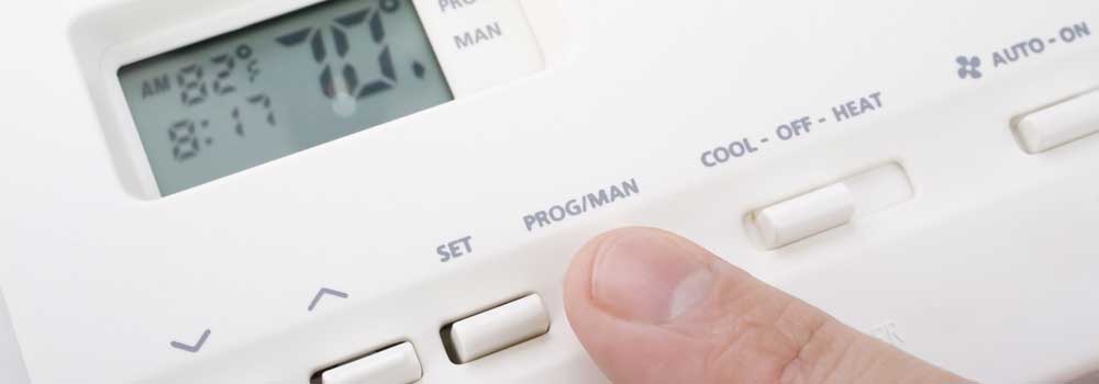 digital thermostat program manual